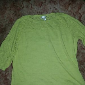 Green cj banks sweater 2x